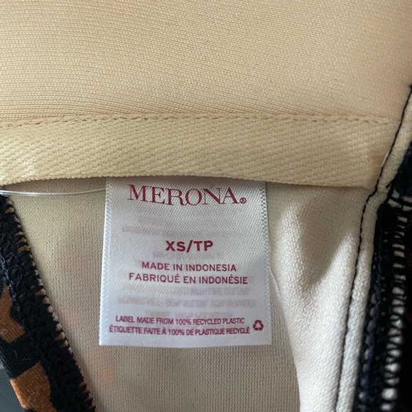 2/$30 💥 Merona tankini leopard print swimming top Sz XS - Picture 7 of 8